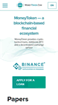 Mobile Screenshot of moneytoken.com